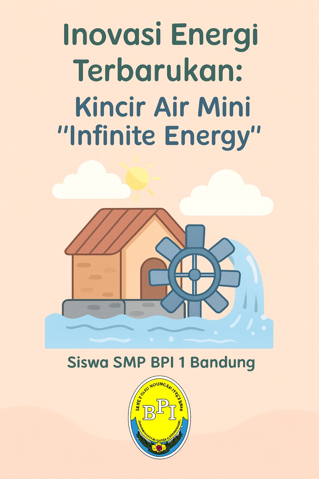 Inovasi Energi Terbarukan: Kincir Air Mini “Infinite Energy”  Siswa SMP BPI 1 Bandung